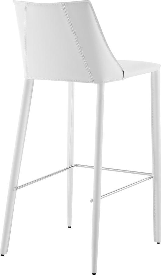 Euro Style Barstools - Kalle Bar Stool in White