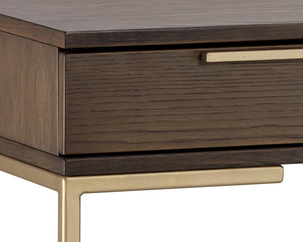 SUNPAN Desks - Rebel Desk - Gold - Raw Umber