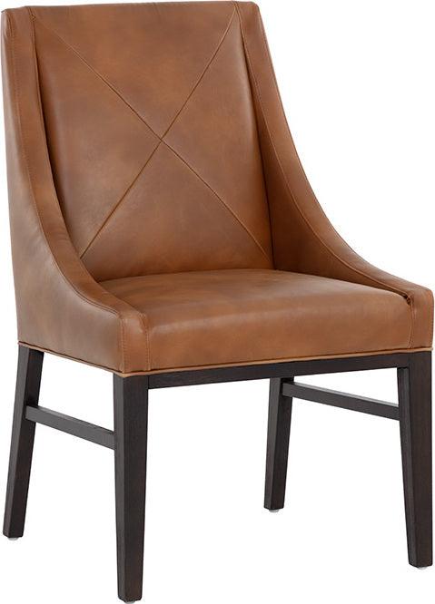 SUNPAN Dining Chairs - Zion Dining Chair - Tobacco Tan
