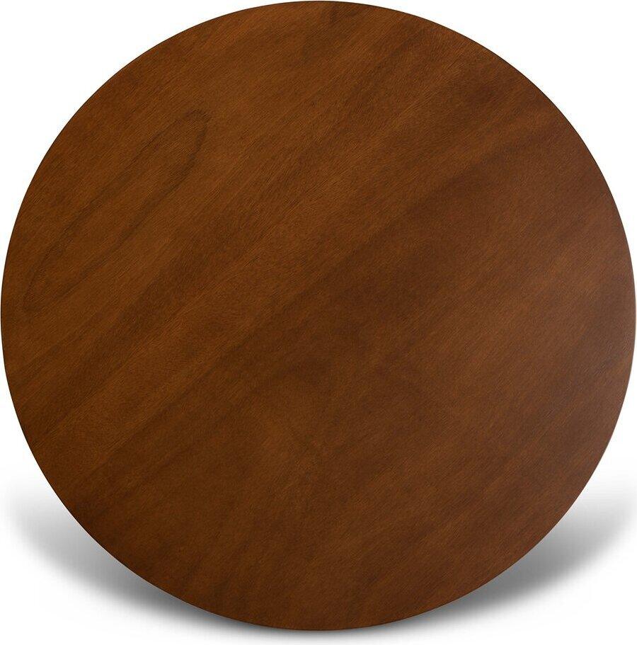 Wholesale Interiors Dining Tables - Tilde 35" Round Dining Table Walnut Brown