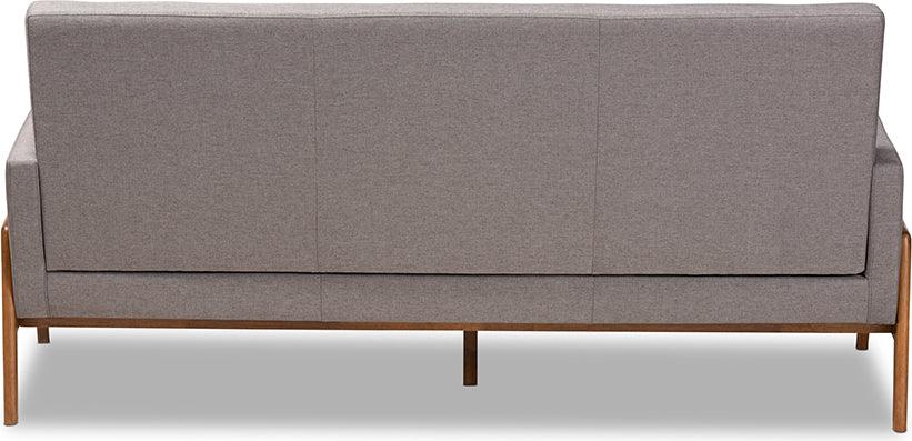 Wholesale Interiors Sofas & Couches - Perris Sofa Light Gray & Walnut