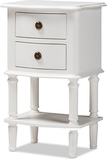 Wholesale Interiors Nightstands & Side Tables - Audrey Nightstand White