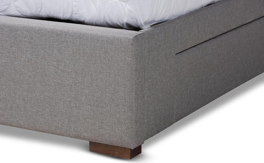 Wholesale Interiors Beds - Leni Queen Storage Bed Gray