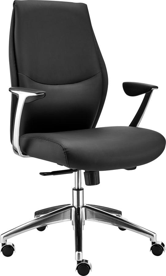 Euro Style Task Chairs - Crosby Low Back Office Chair Black