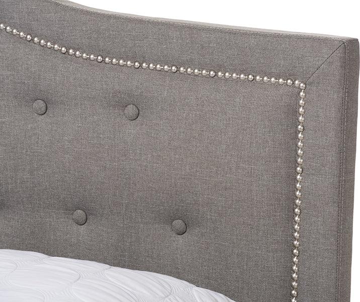 Wholesale Interiors Beds - Emerson King Bed Light Gray
