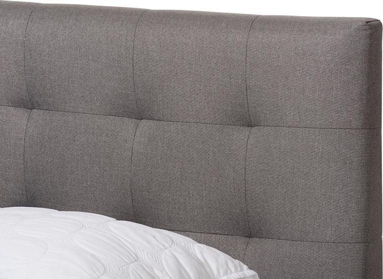 Wholesale Interiors Beds - Mitchell King Bed Gray/Walnut Brown
