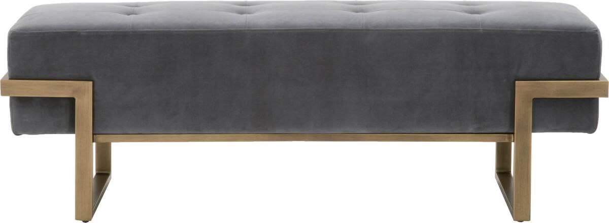 Essentials For Living Benches - Fiona Upholstered Bench Brass