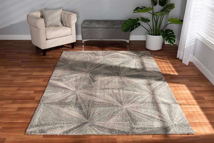 Wholesale Interiors Indoor Rugs - Barret Modern and Contemporary Gray Hand-Tufted Wool Area Rug