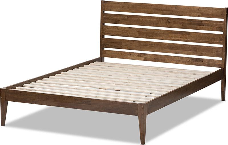 Wholesale Interiors Beds - Elmdon King Bed Walnut Brown