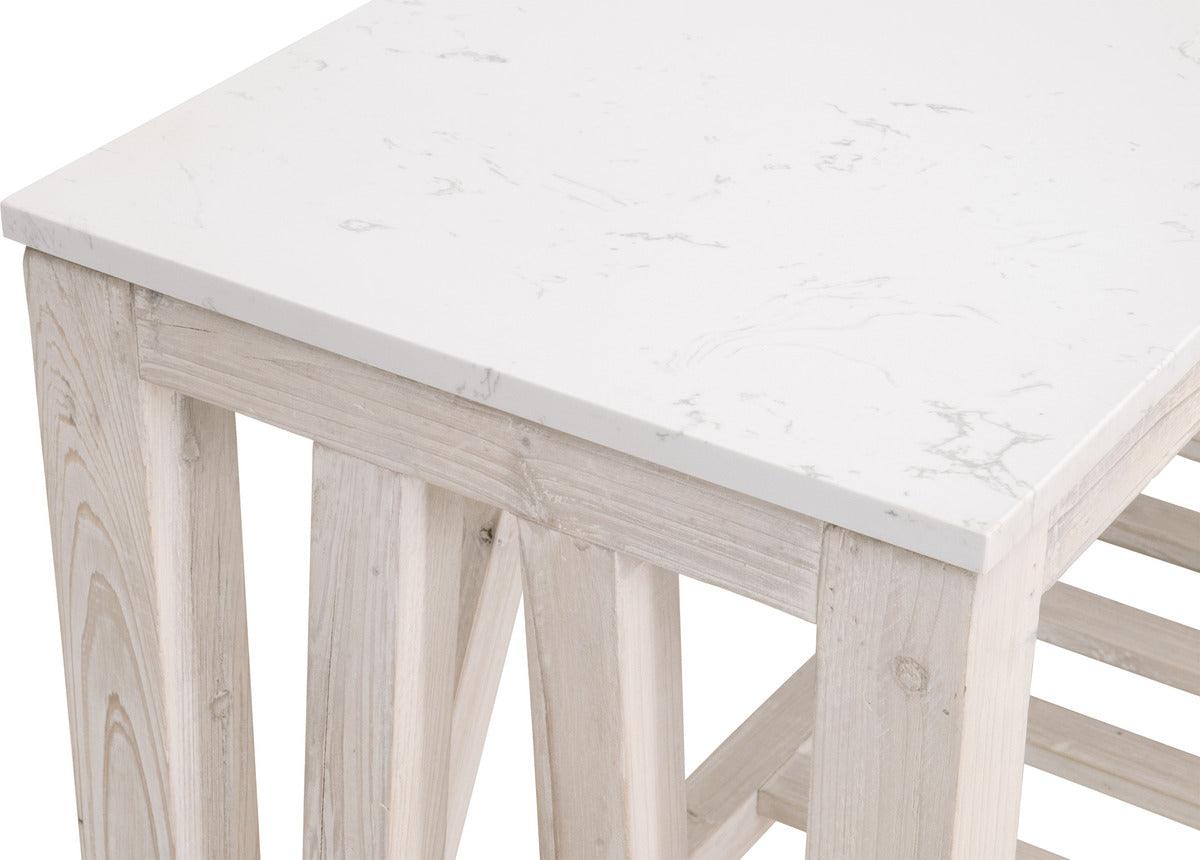 Essentials For Living Consoles - Spruce Console Table White Wash