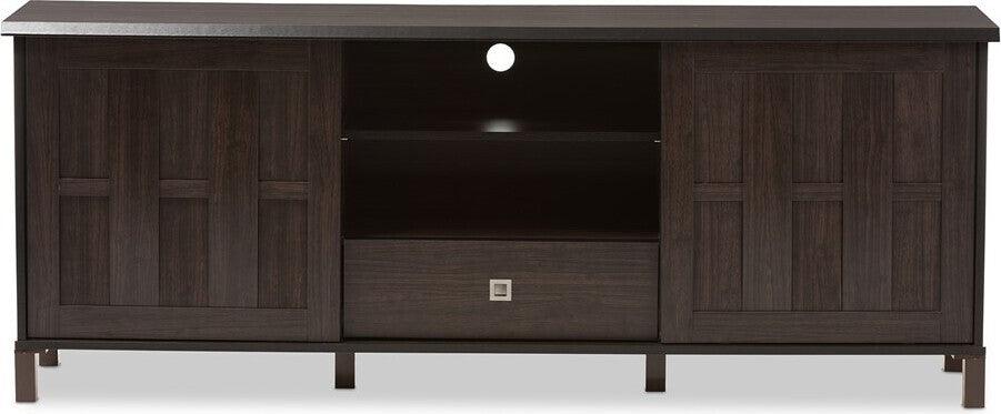 Wholesale Interiors TV & Media Units - Unna TV Cabinet Dark Brown