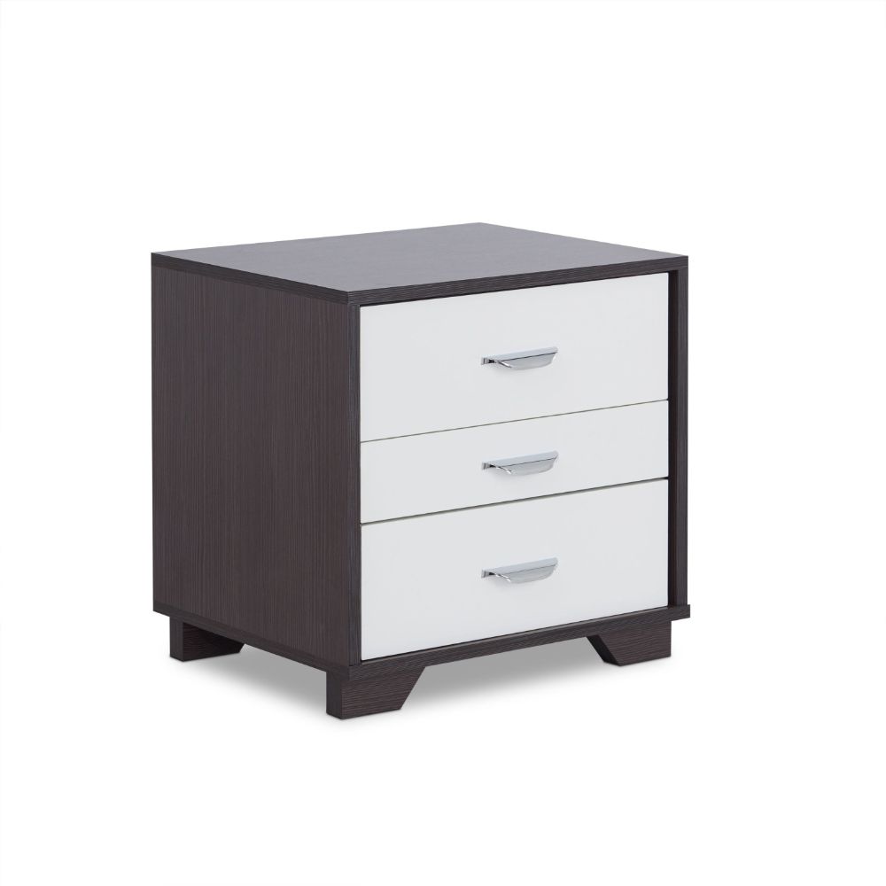 ACME Side & End Tables - ACME Eloy Accent Table, White & Black