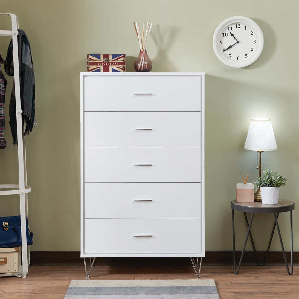 ACME Chest of Drawers - ACME Deoss Chest, White