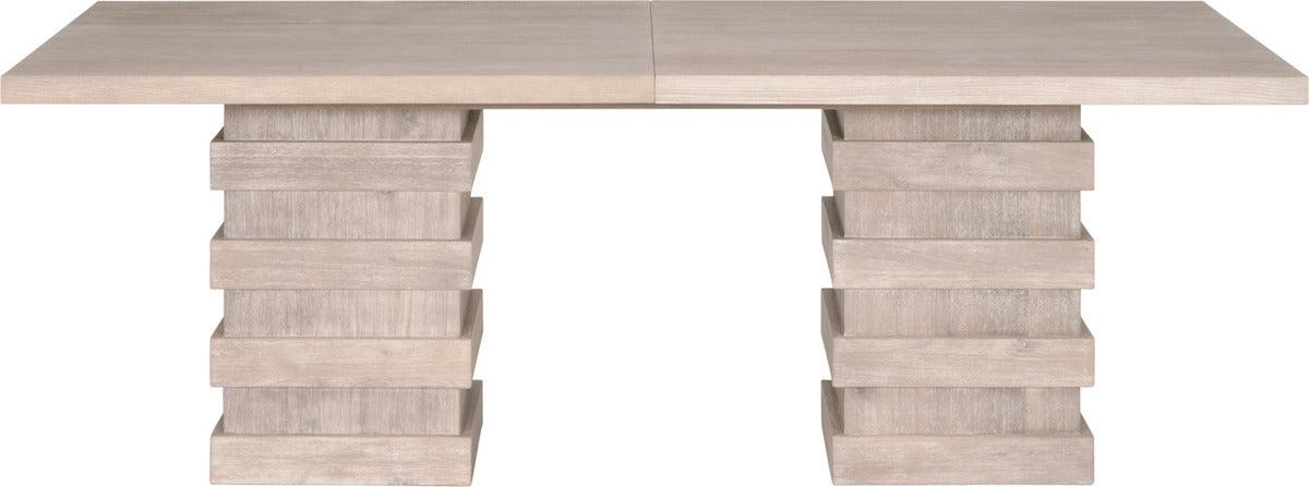 Essentials For Living Dining Tables - Plaza Extension Dining Table Natural Gray Acacia