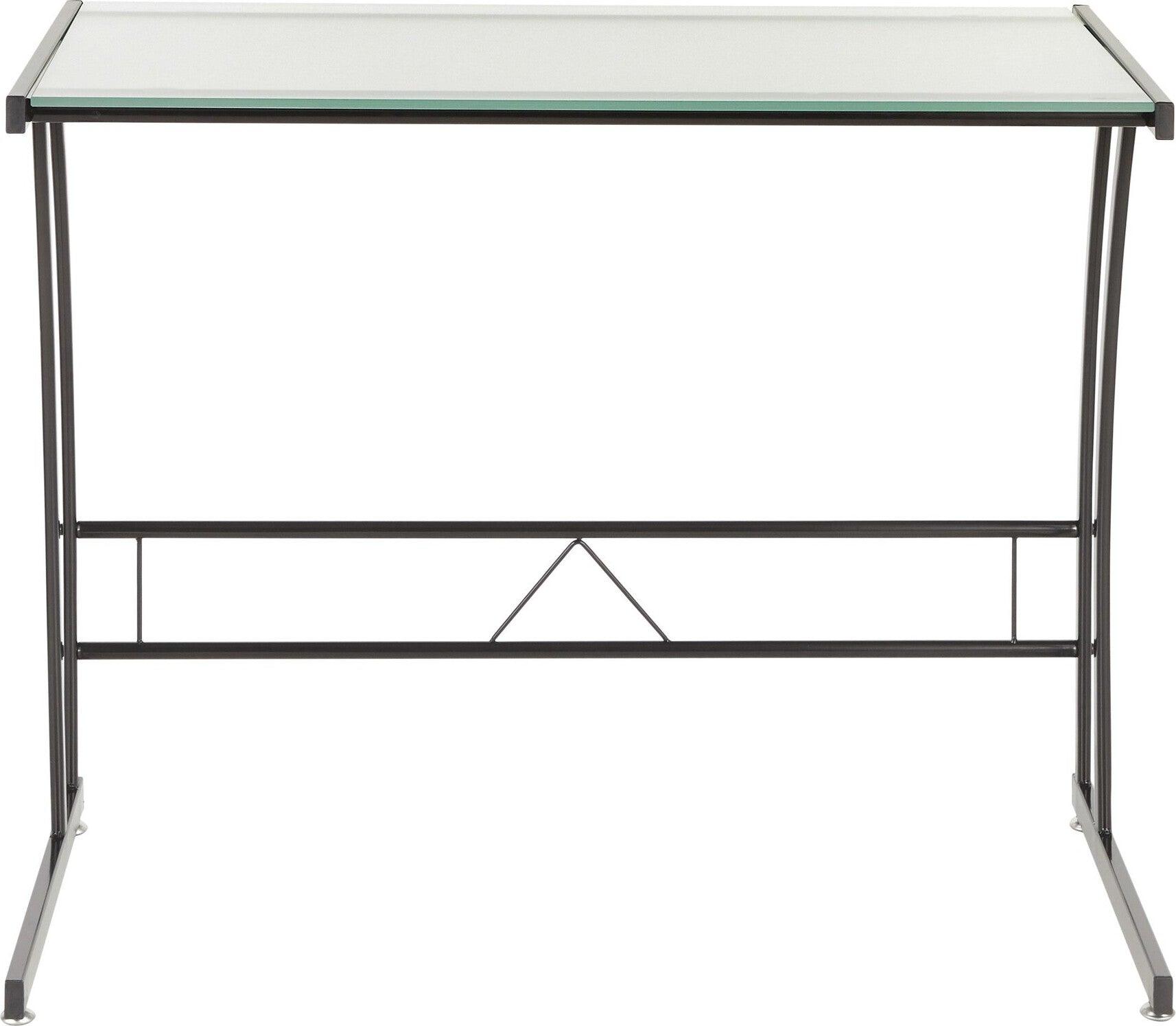 Lumisource Desks - Single Bit Computer Desk Black & White