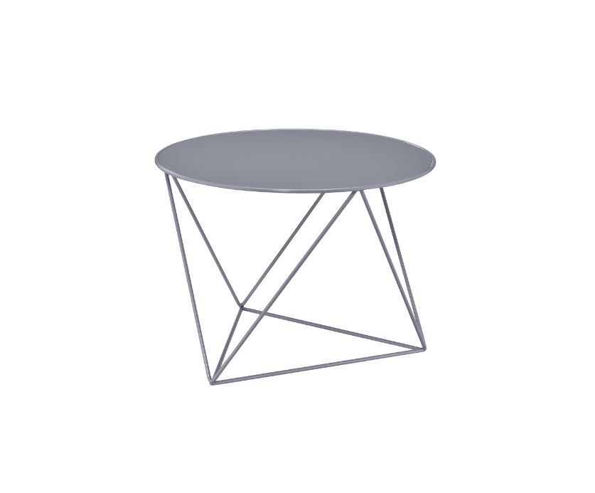 ACME Side & End Tables - ACME Epidia Accent Table, Gray Finish