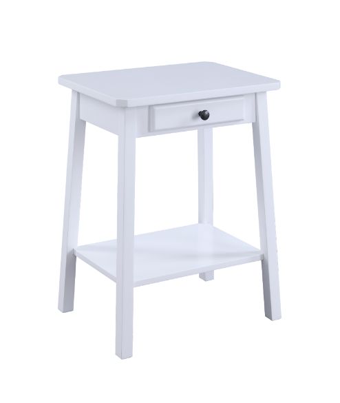 ACME Side & End Tables - ACME Kaife Accent Table, White Finish