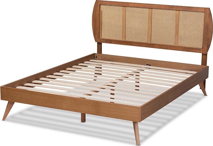 Wholesale Interiors Beds - Asami Full Bed Walnut Brown