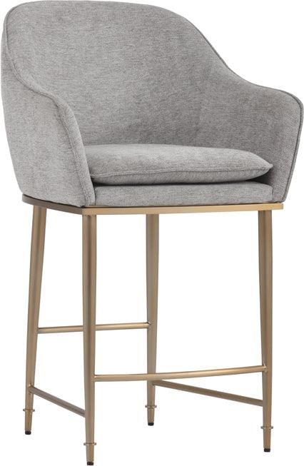SUNPAN Barstools - Bowman Counter Stool - Flint Grey