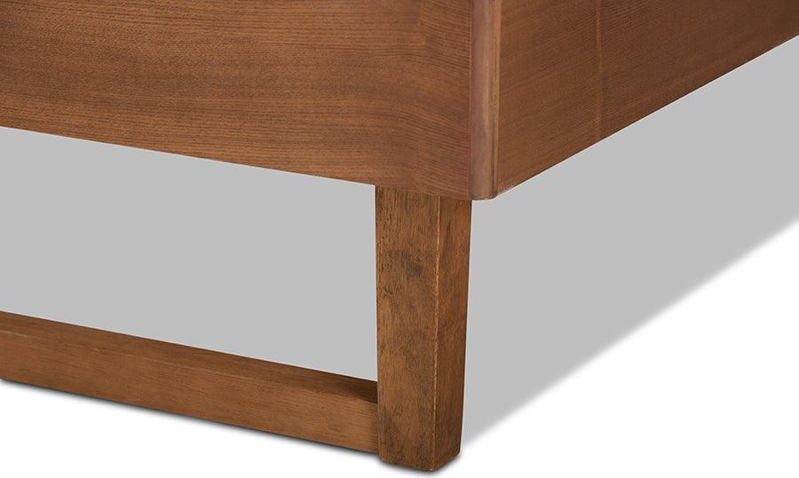 Wholesale Interiors Beds - Lucie Queen Bed Walnut Brown