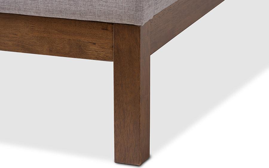 Wholesale Interiors Beds - Louvain Full Bed Grayish Beige