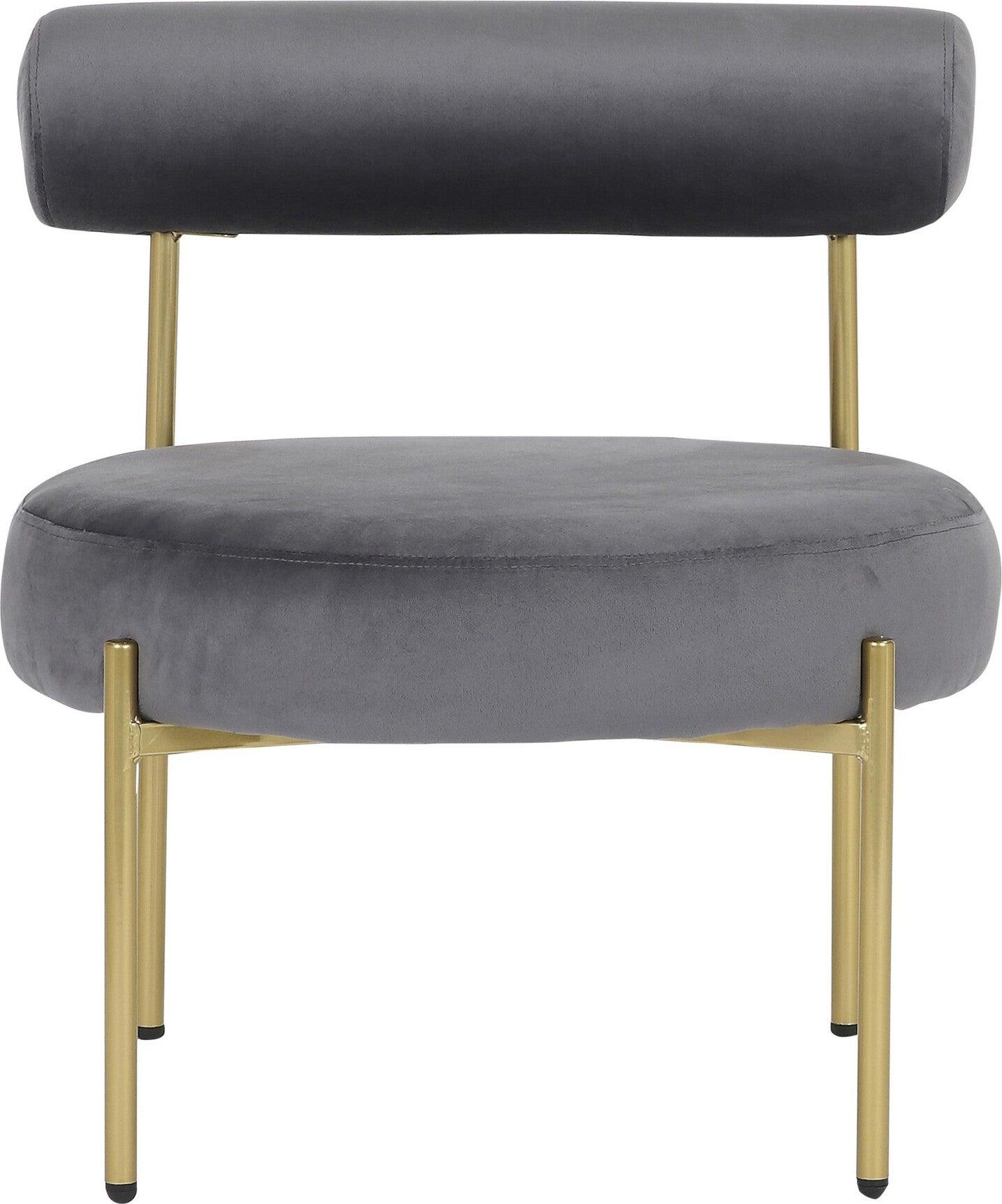 Lumisource Accent Chairs - Rhonda Accent Chair Gold & Silver