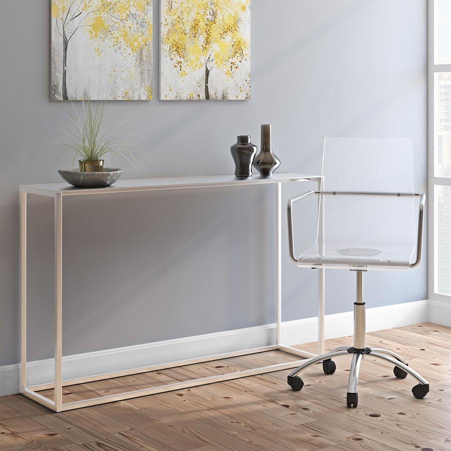 Euro Style Task Chairs - Chloe Office Chair Clear