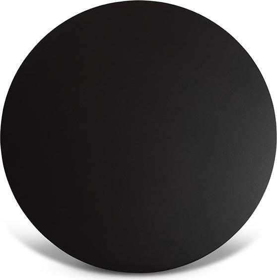 Wholesale Interiors Dining Tables - Ela Modern and Contemporary Dark Brown Finished 35-Inch-Wide Round Wood Dining Table