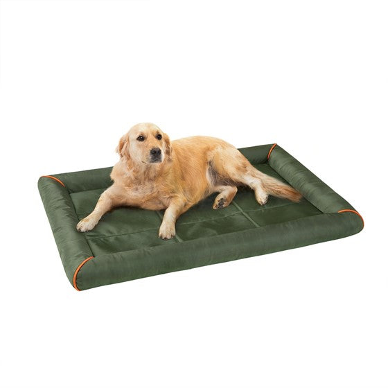 Olliix.com Dog Beds - Oxford Bumper Crate Mat Olive Green