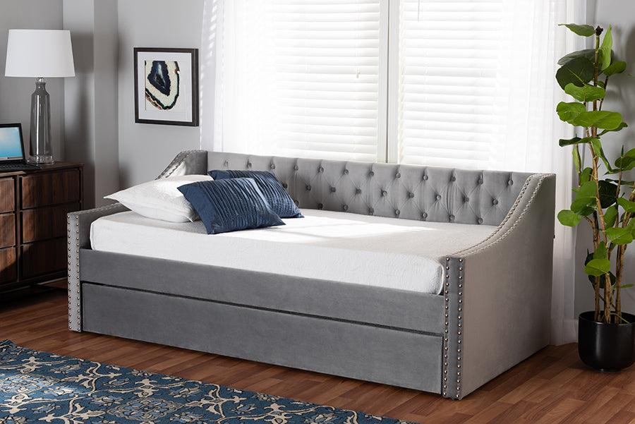 Wholesale Interiors Daybeds - Raphael 82.5" Daybed Gray