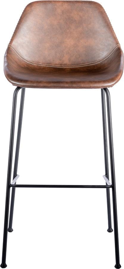 Euro Style Barstools - Corinna Bar Stool in Vintage Brown - Set of 2