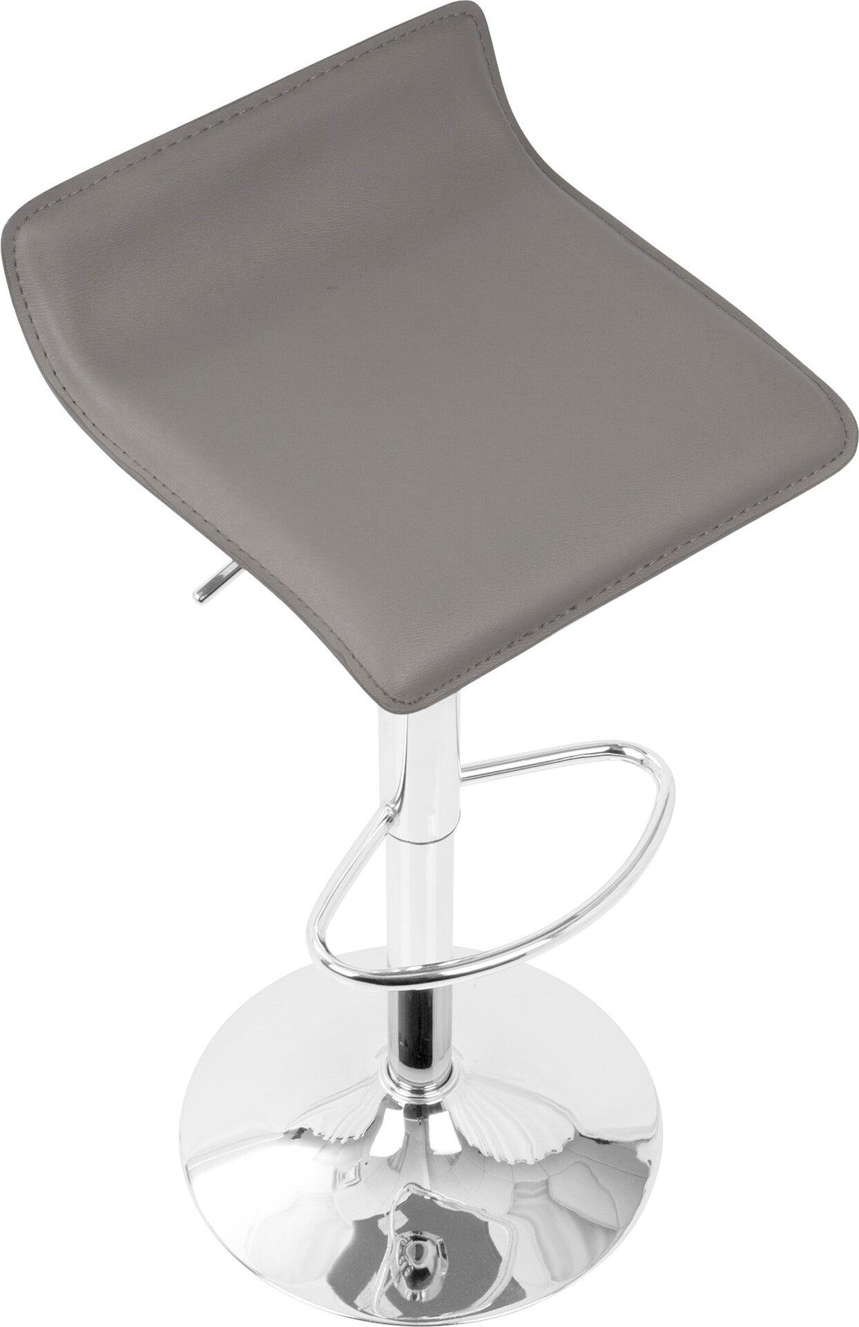 Lumisource Barstools - Ale Barstool Gray (Set of 2)