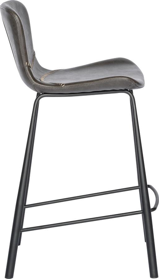 Euro Style Barstools - Melody Counter Stool in Dark Gray - Set of 2