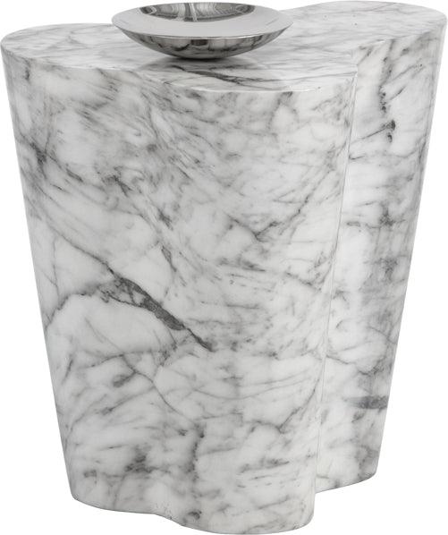 SUNPAN Side & End Tables - Ava End Table - Large - Marble Look