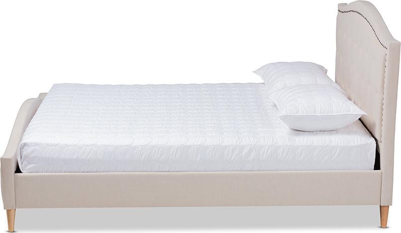Wholesale Interiors Beds - Felisa King Bed Beige