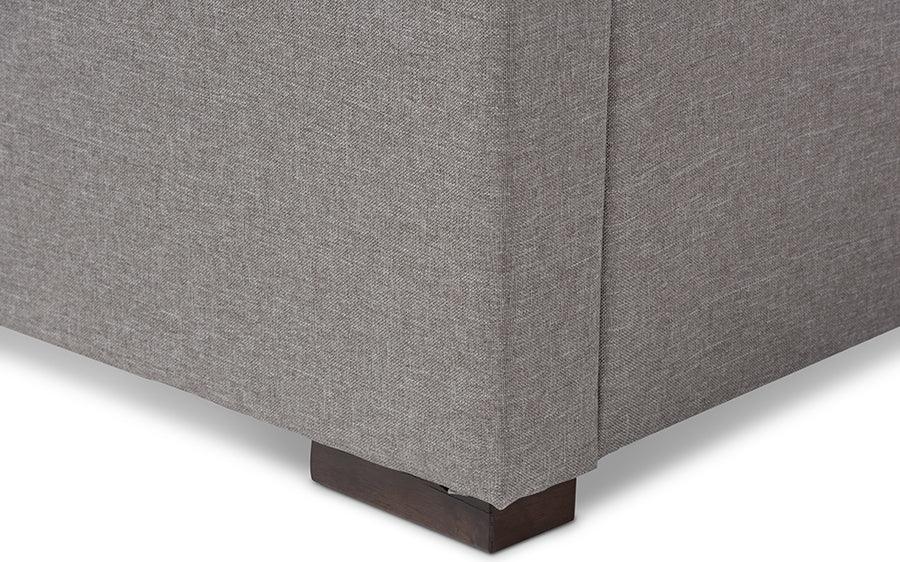 Wholesale Interiors Beds - Penelope Queen Bed Light Gray