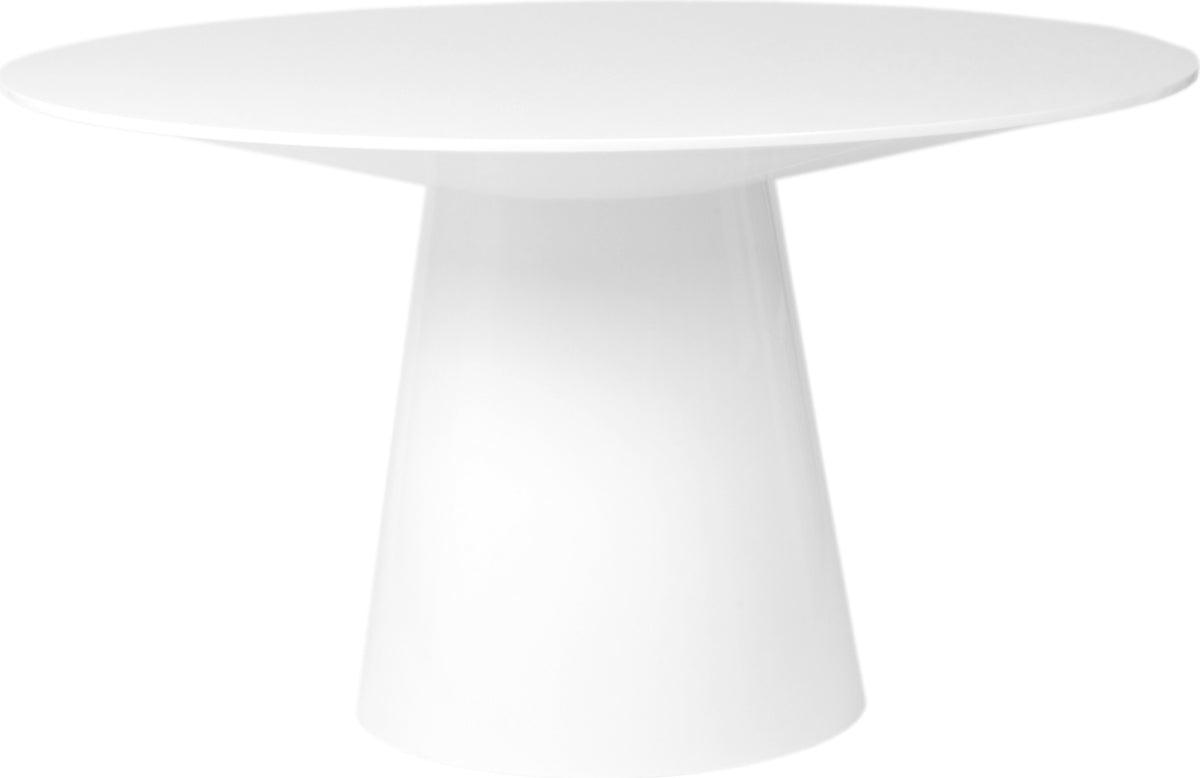Euro Style Dining Tables - Wesley 53" Round Dining Table in Matte White