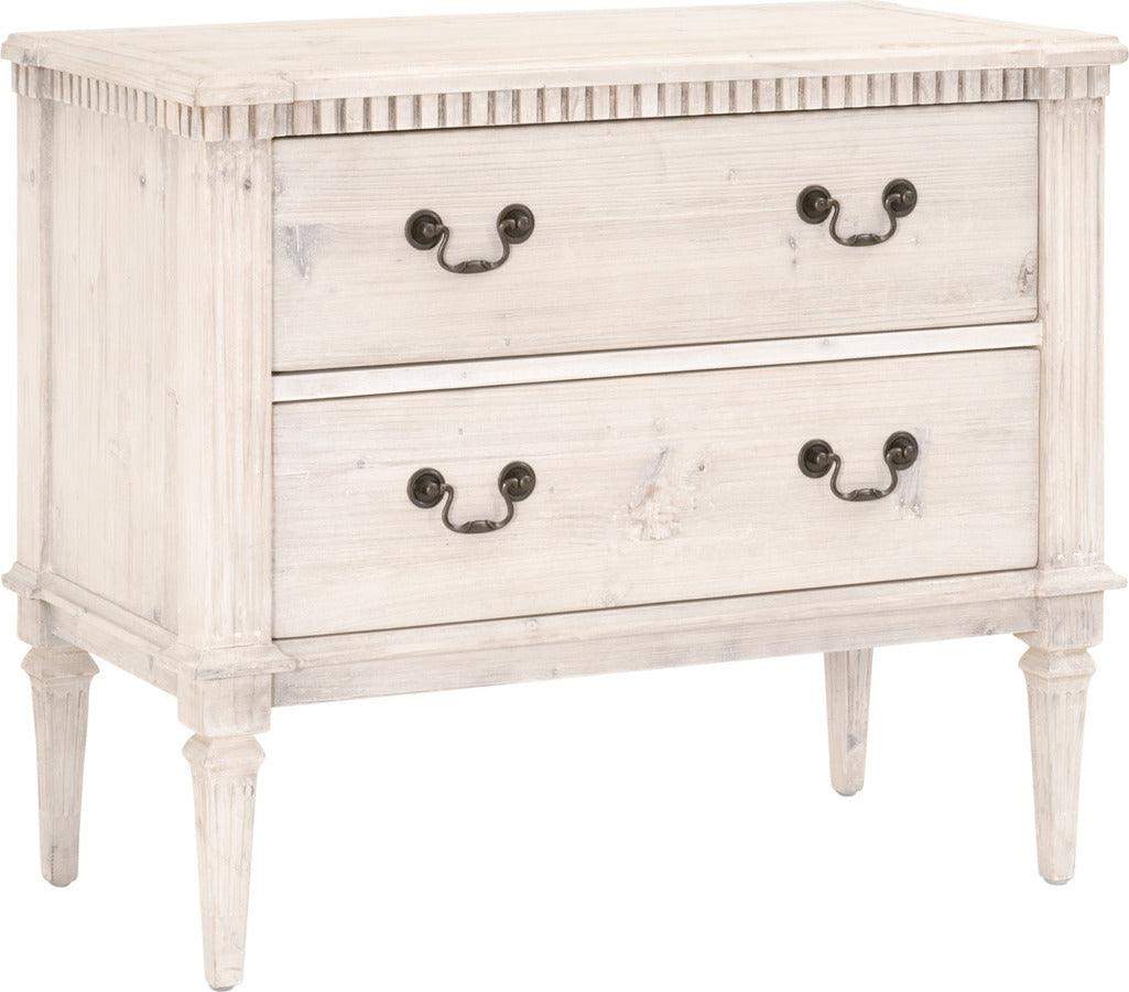 Essentials For Living Chest of Drawers - Rhone Accent Chest White Wash Pine