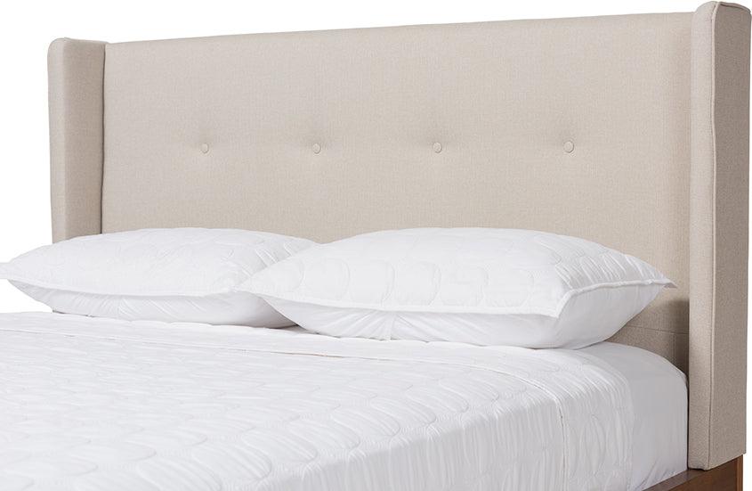 Wholesale Interiors Beds - Brooklyn Full Bed Light Beige