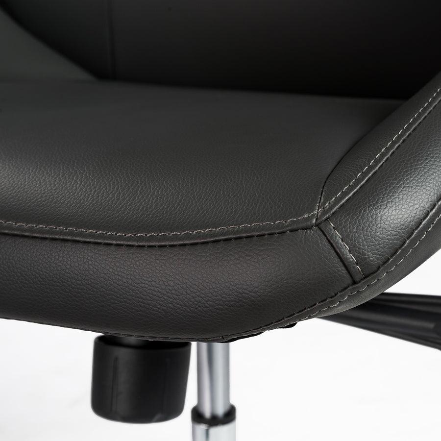 Euro Style Task Chairs - Bergen Low Back Office Chair w/o Armrests Black