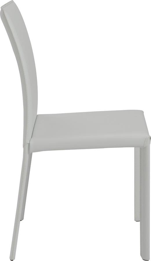 Euro Style Dining Chairs - Hasina Side Chair in White - Set of 2