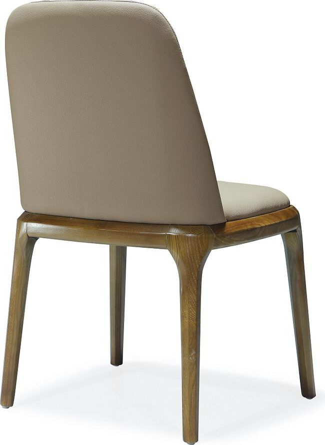 Manhattan Comfort Dining Chairs - Courding Dining Chair in Tan and Walnut