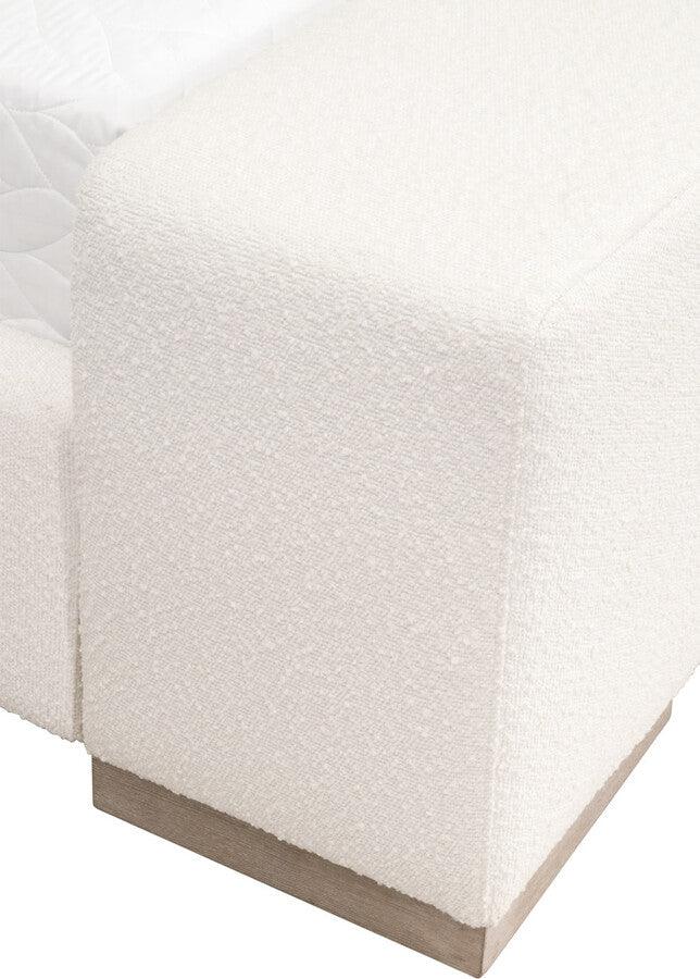 Essentials For Living Beds - Warren Standard King Bed Boucle Snow