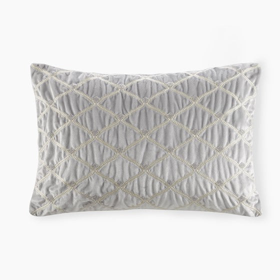 Oblong Decor Pillow Silver