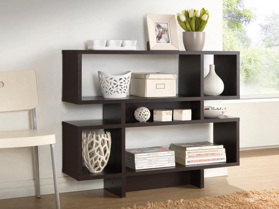 Wholesale Interiors Shelves - Cassidy Bookshelf Dark Brown