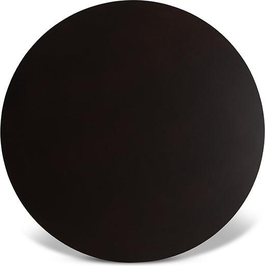 Wholesale Interiors Dining Sets - Ronda Dark Brown Faux Leather Upholstered and Dark Brown Finished Wood 5-Piece Dining Set