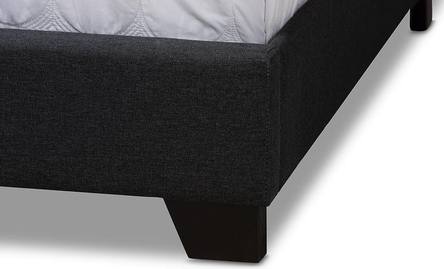 Wholesale Interiors Beds - Aden Queen Bed Charcoal Gray