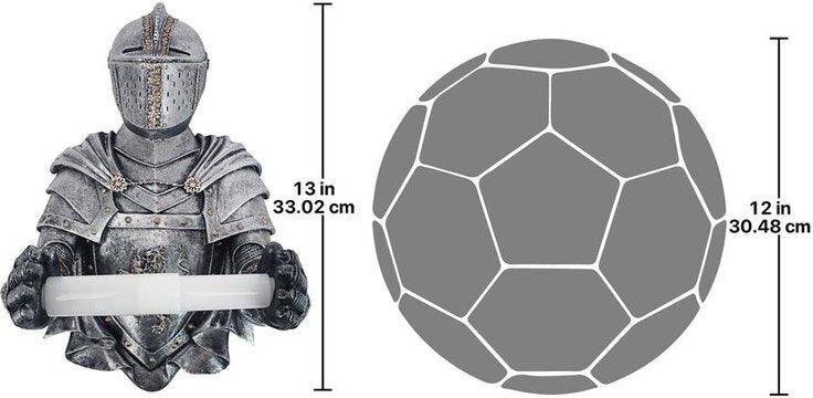 Design Toscano Spooky Decor - A Knight To Remember Tp Holder