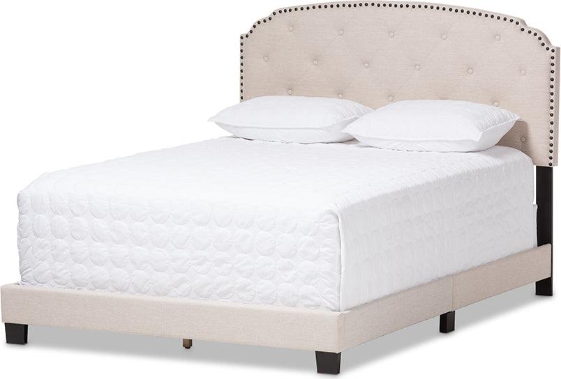 Wholesale Interiors Beds - Lexi Full Bed Light Beige
