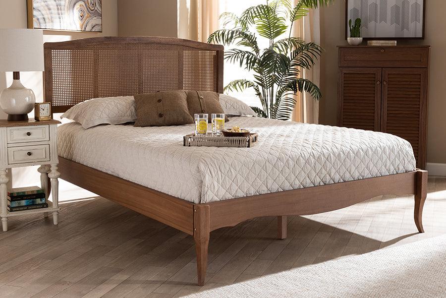 Wholesale Interiors Beds - Marieke Full Bed Ash walnut